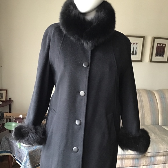 London Fog %100 wool long coat - Picture 6 of 16